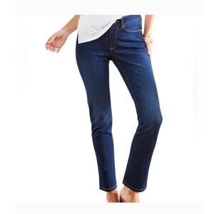 Soft Surroundings Ultimate Denim Skinny Ankle Jeans 14P Petite NWOT